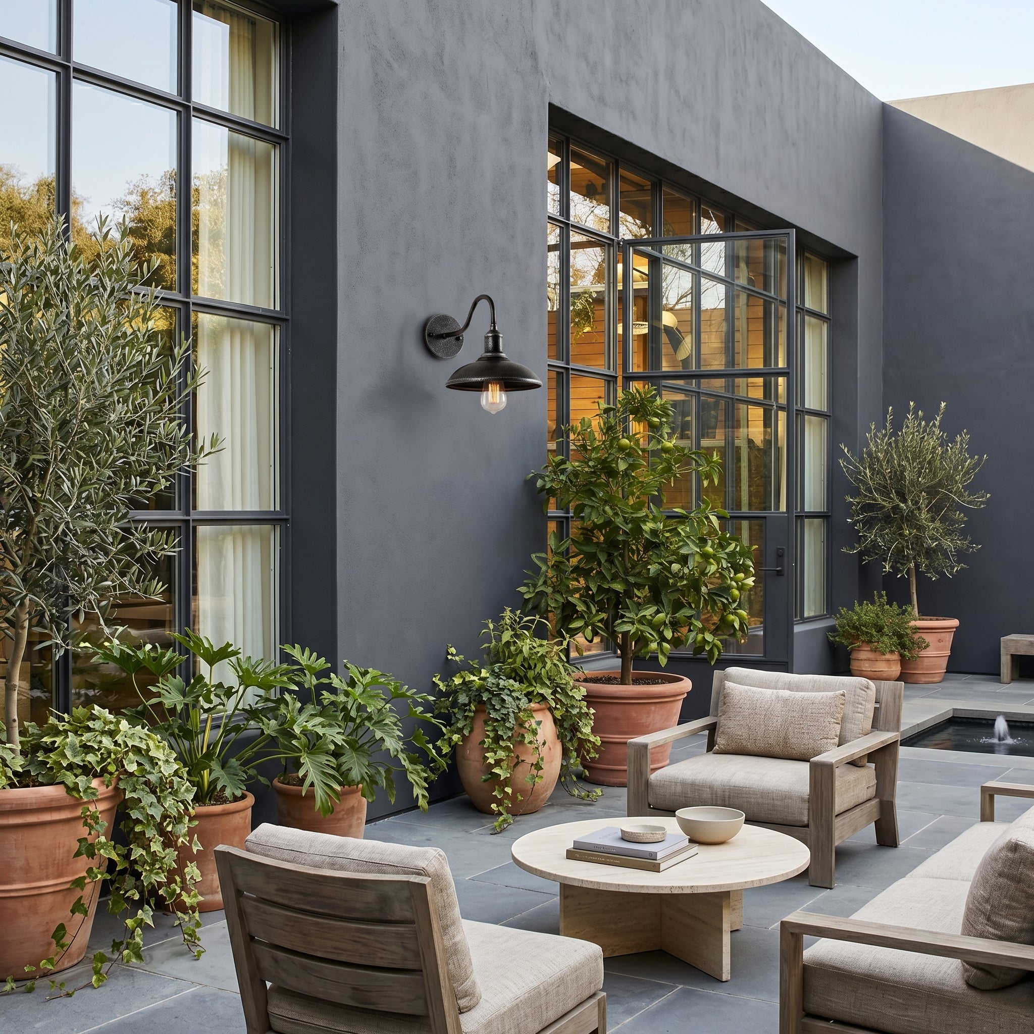 Lumen Industrial Outdoor Wall Light