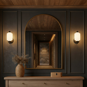 Lumen Eloise Milk Glass Wall Sconce