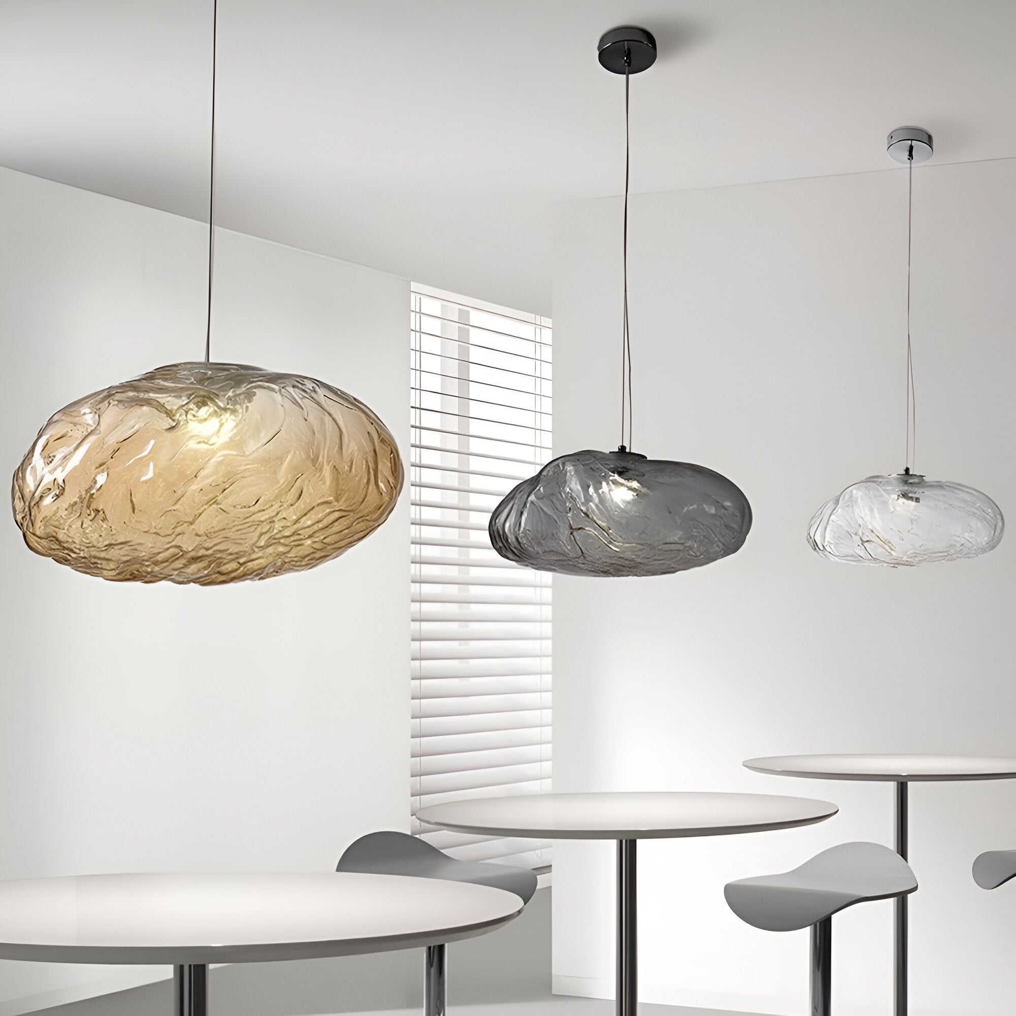 Lumen Fiberglass Cloud Pendant