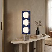 Lumen Triple Globe Tower Table Lamp