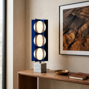 Lumen Triple Globe Tower Table Lamp