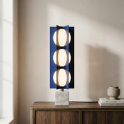 Lumen Triple Globe Tower Table Lamp