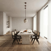 Lumen Travertine Sora Pendant Lamp