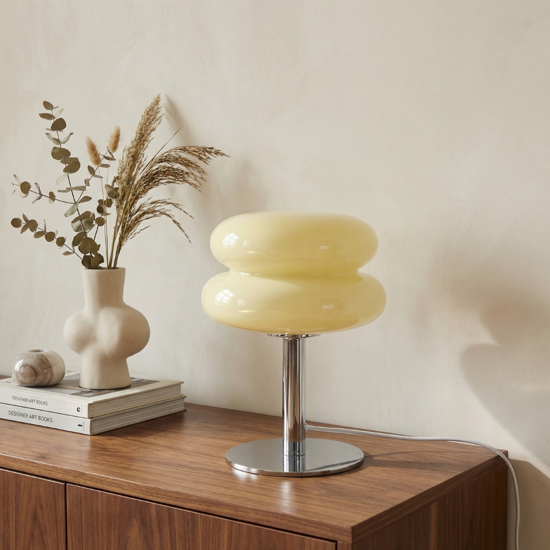 Lumen Italian Glass Table Lamp