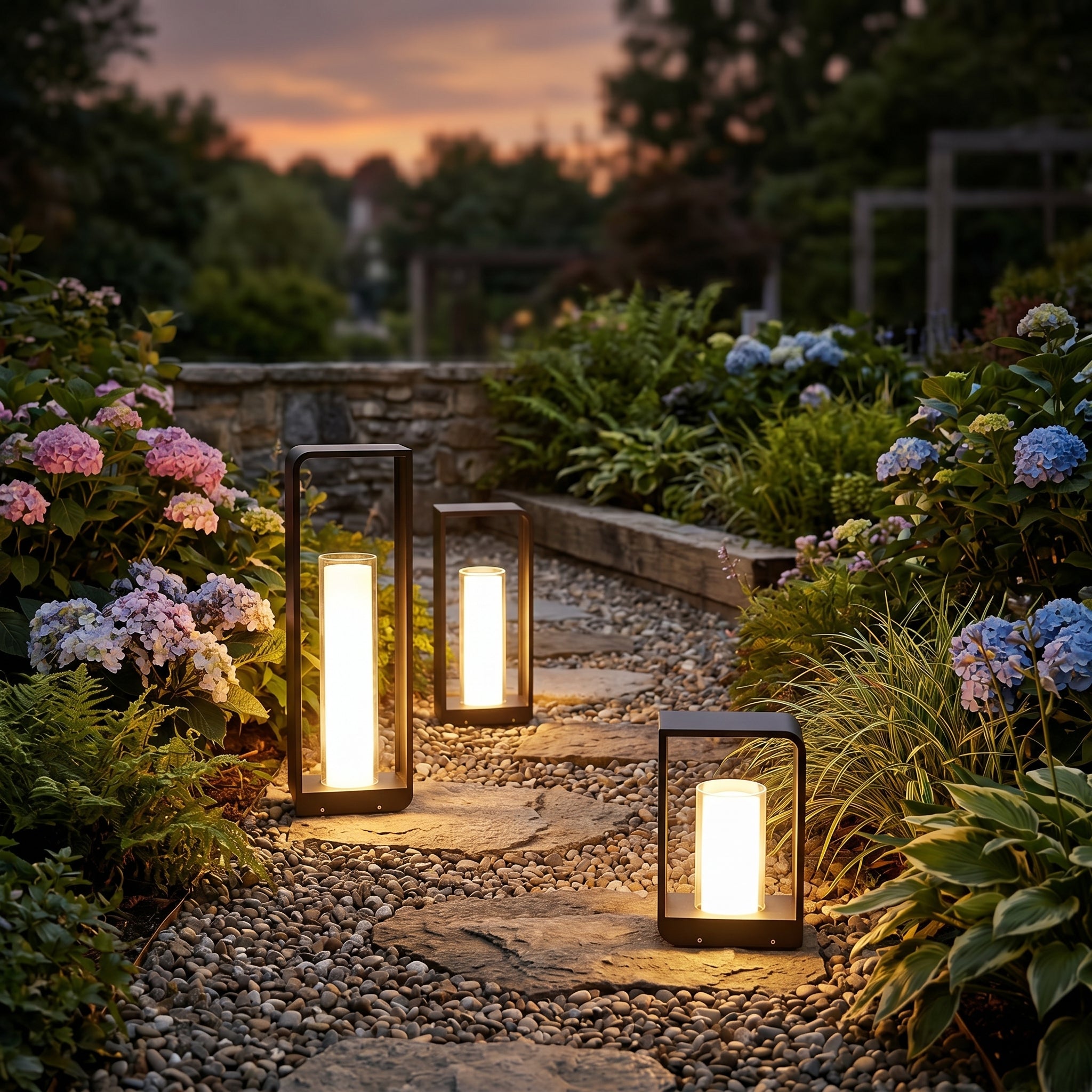 Lumen Framed Glow Outdoor Lantern