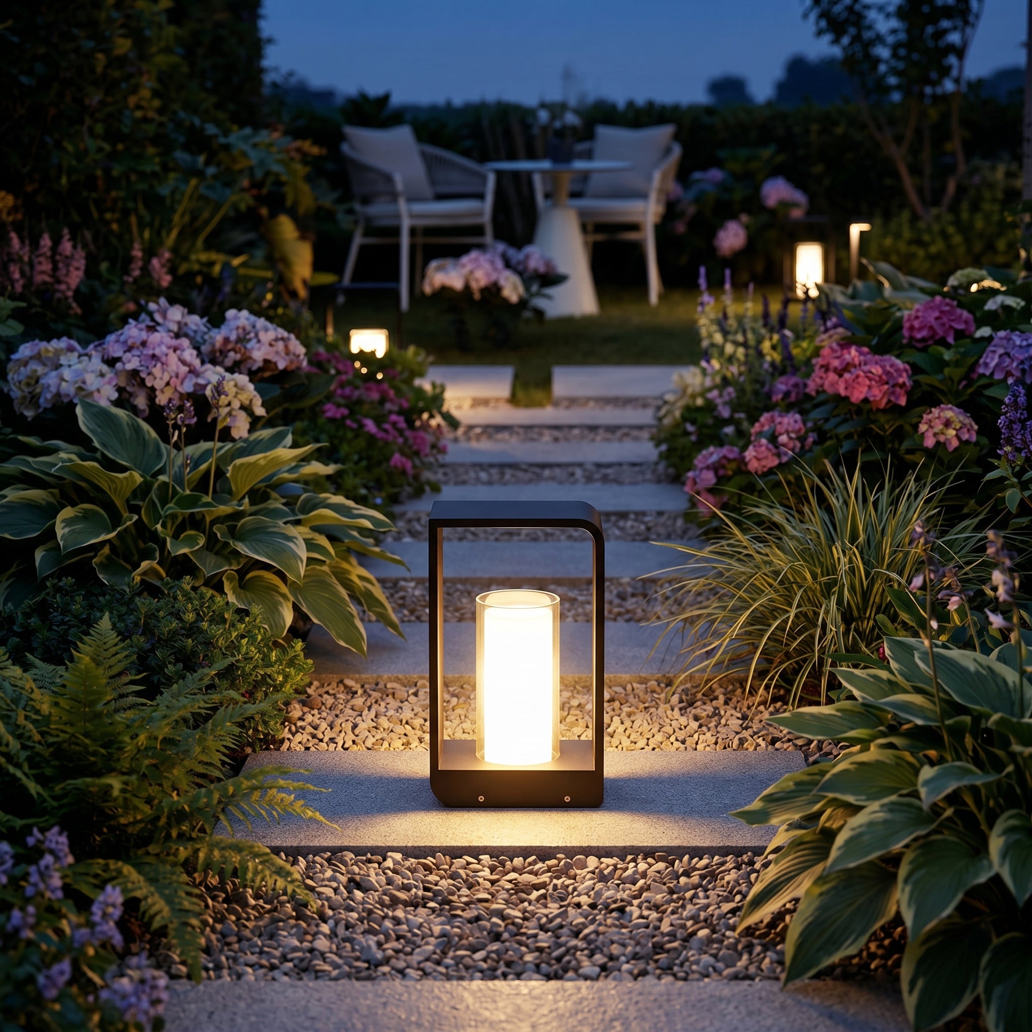 Lumen Framed Glow Outdoor Lantern