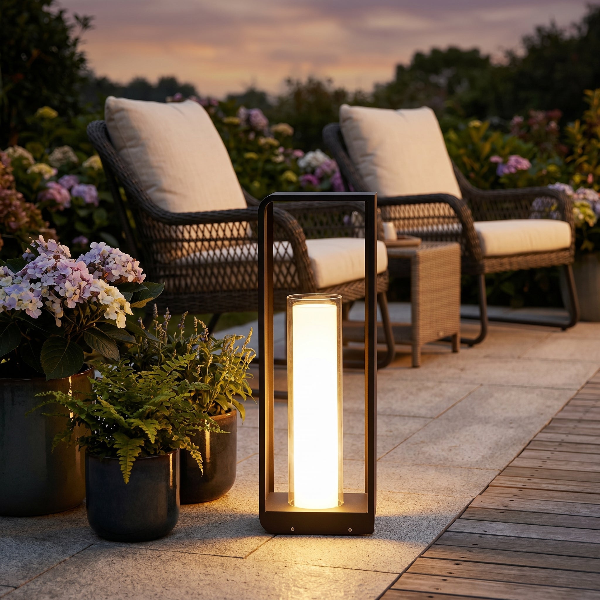 Lumen Framed Glow Outdoor Lantern
