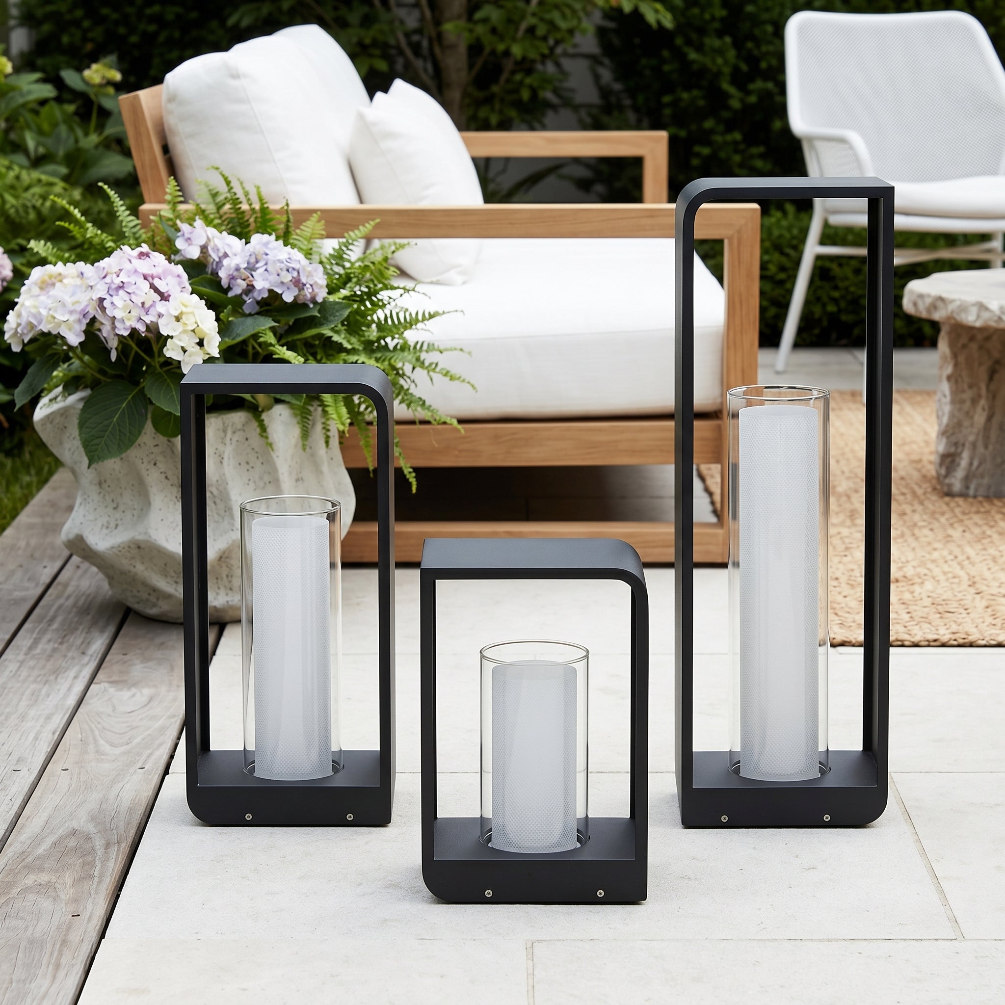 Lumen Framed Glow Outdoor Lantern