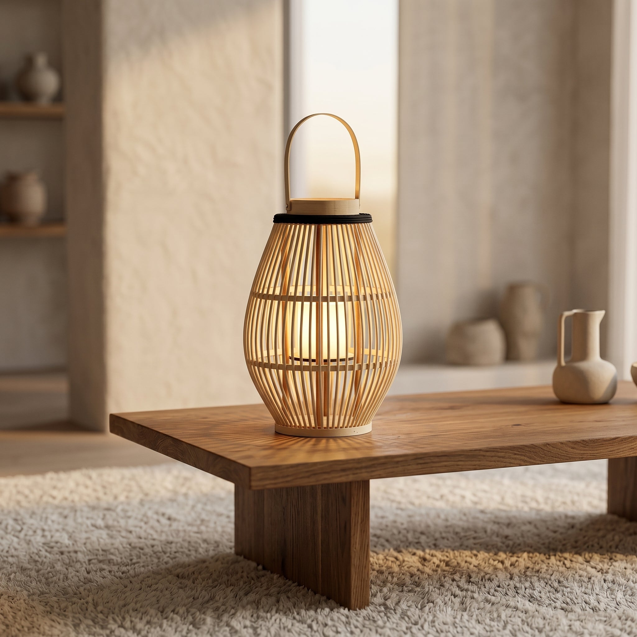 Lumen Woven Bamboo Lantern