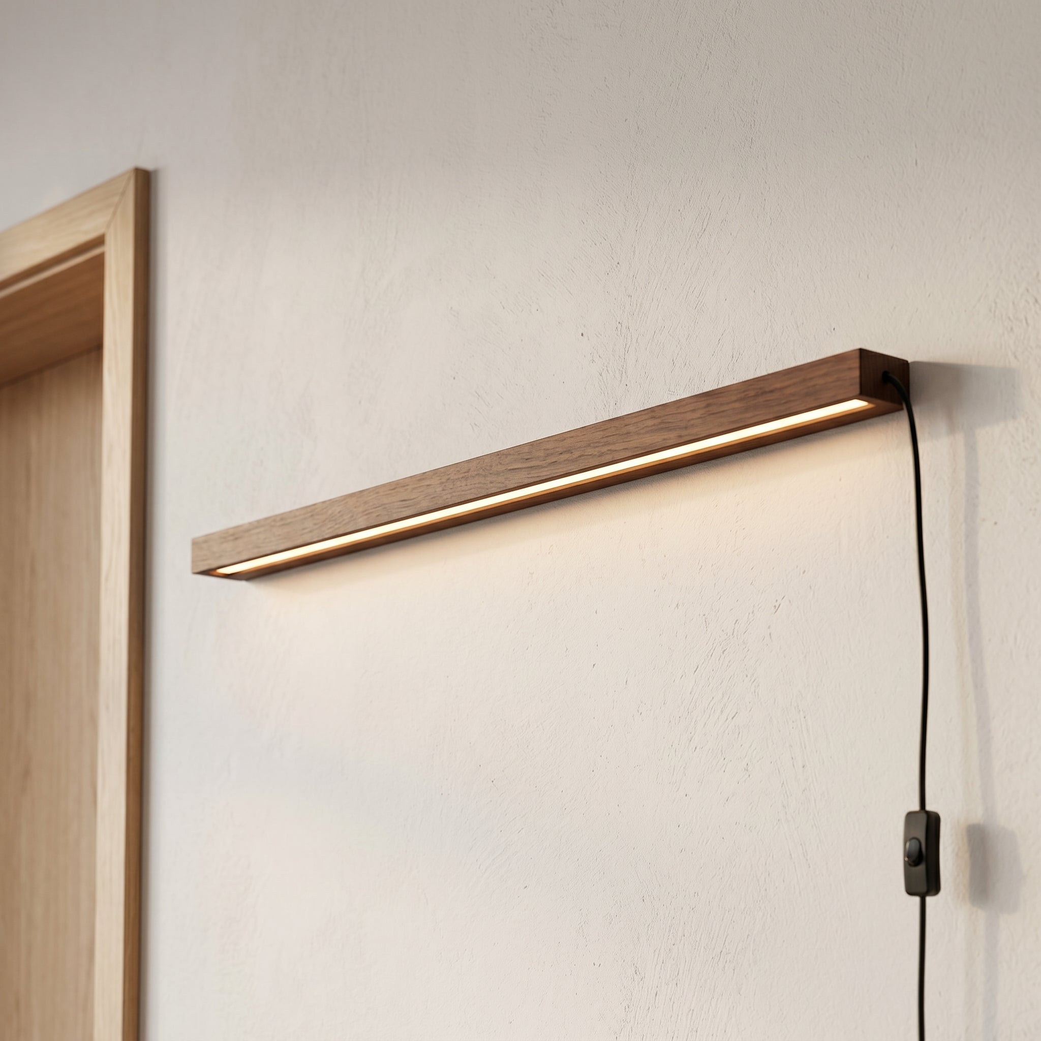 Lumen Linear Wood Wall Light