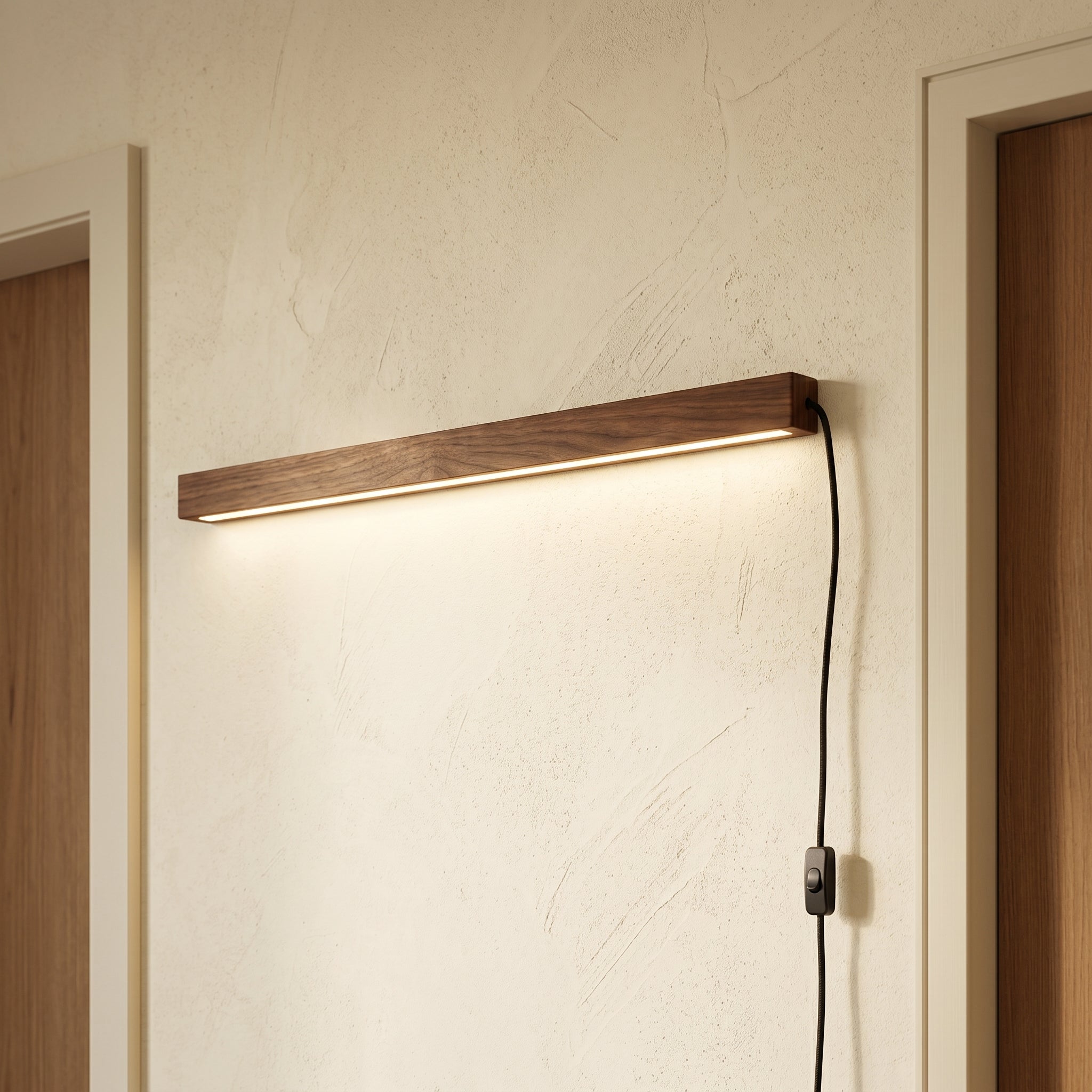 Lumen Linear Wood Wall Light