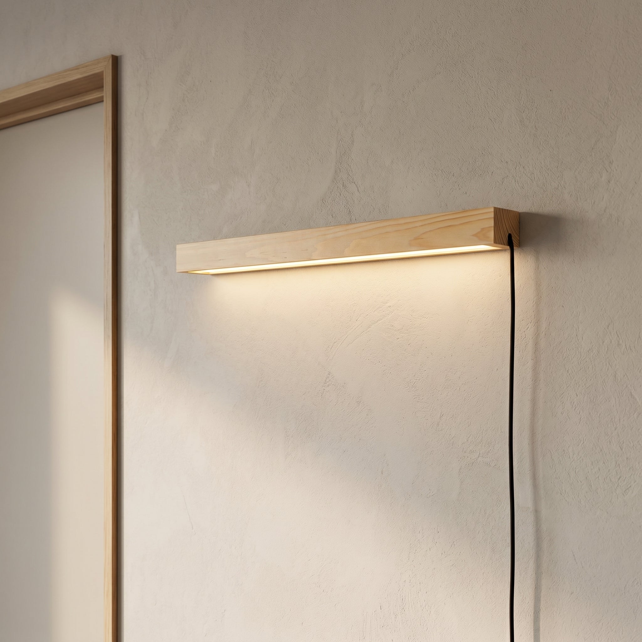 Lumen Linear Wood Wall Light