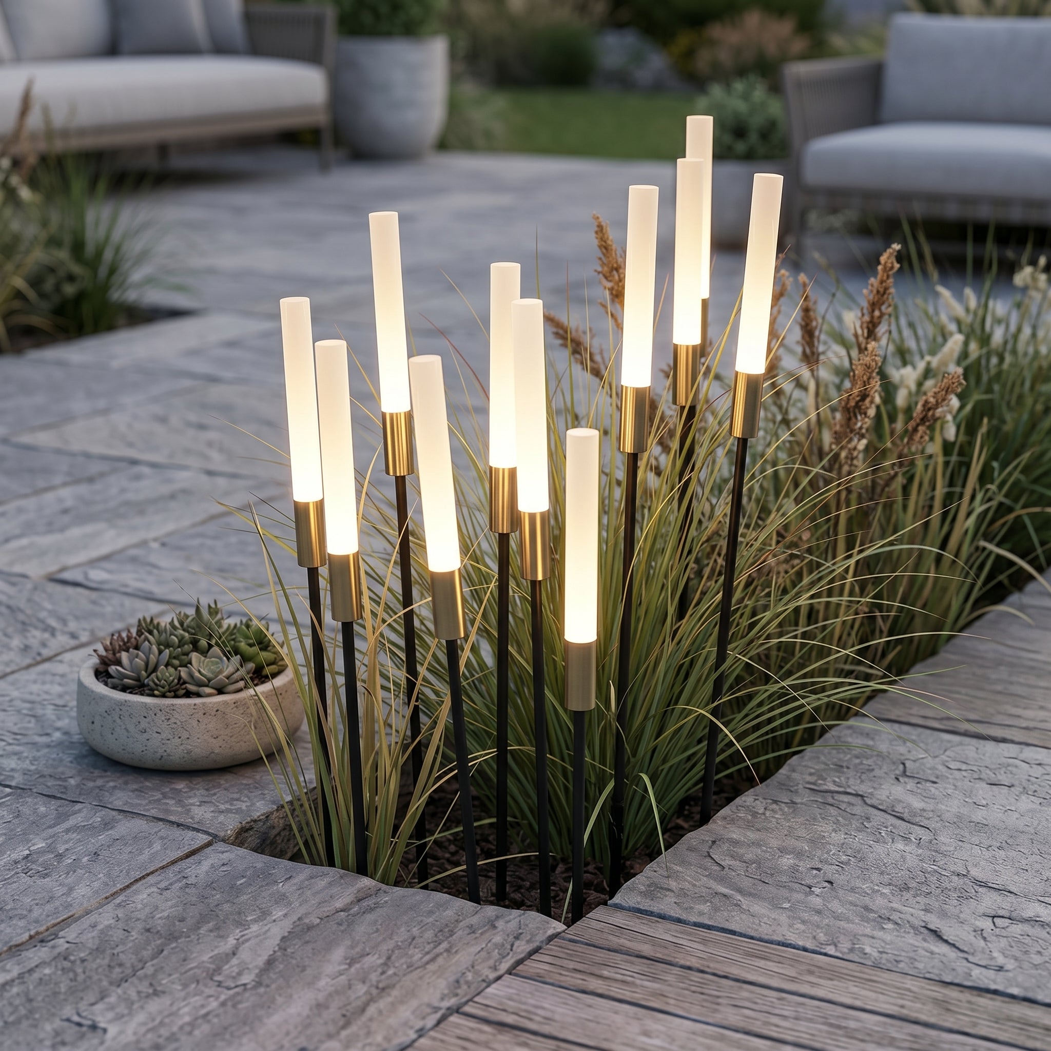 Lumen Cluster Rod Pathway Light