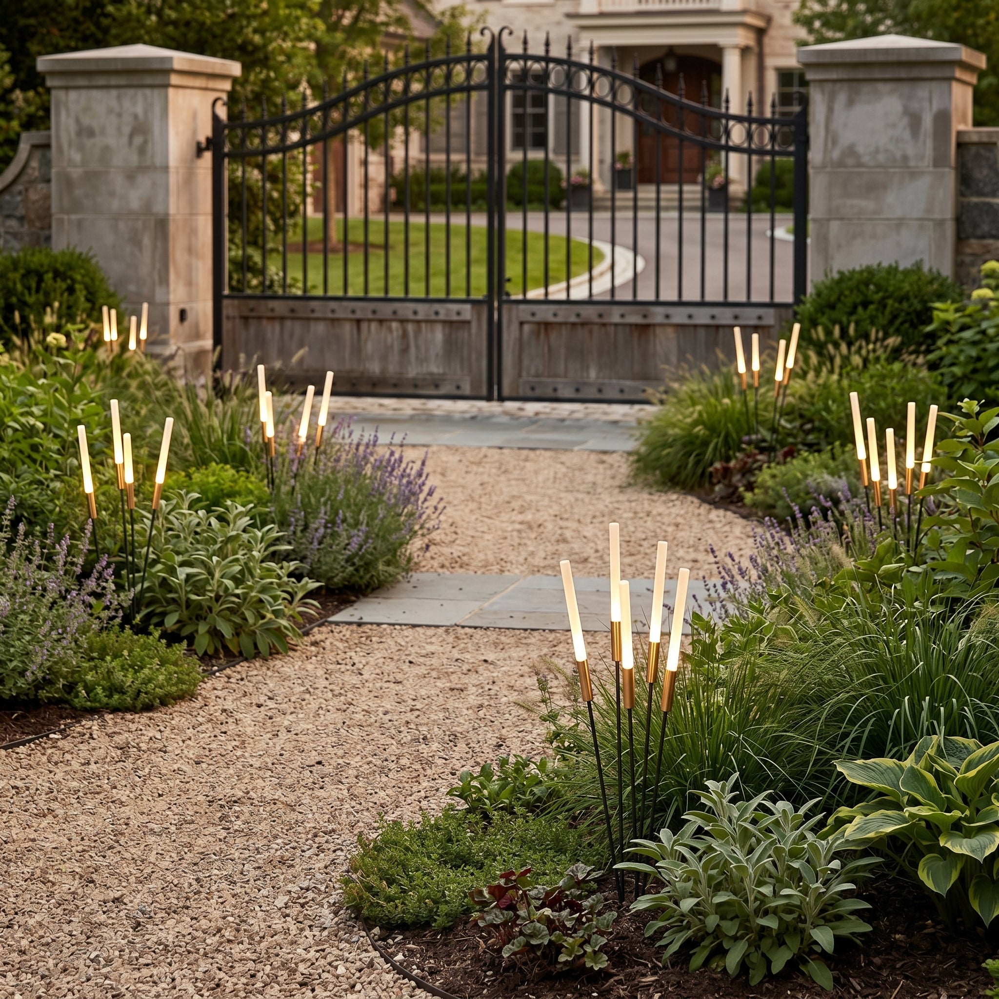 Lumen Cluster Rod Pathway Light