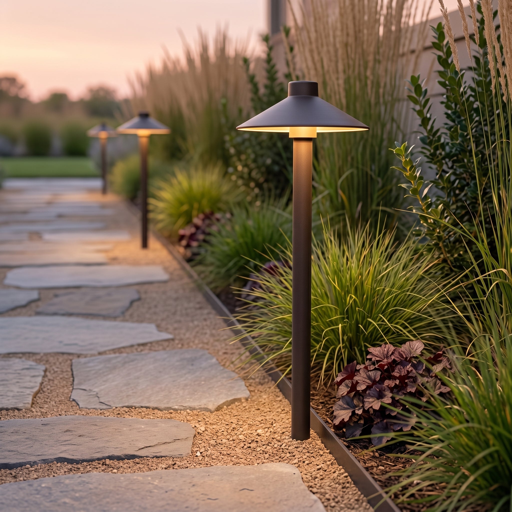 Lumen Hat Shade Pathway Light