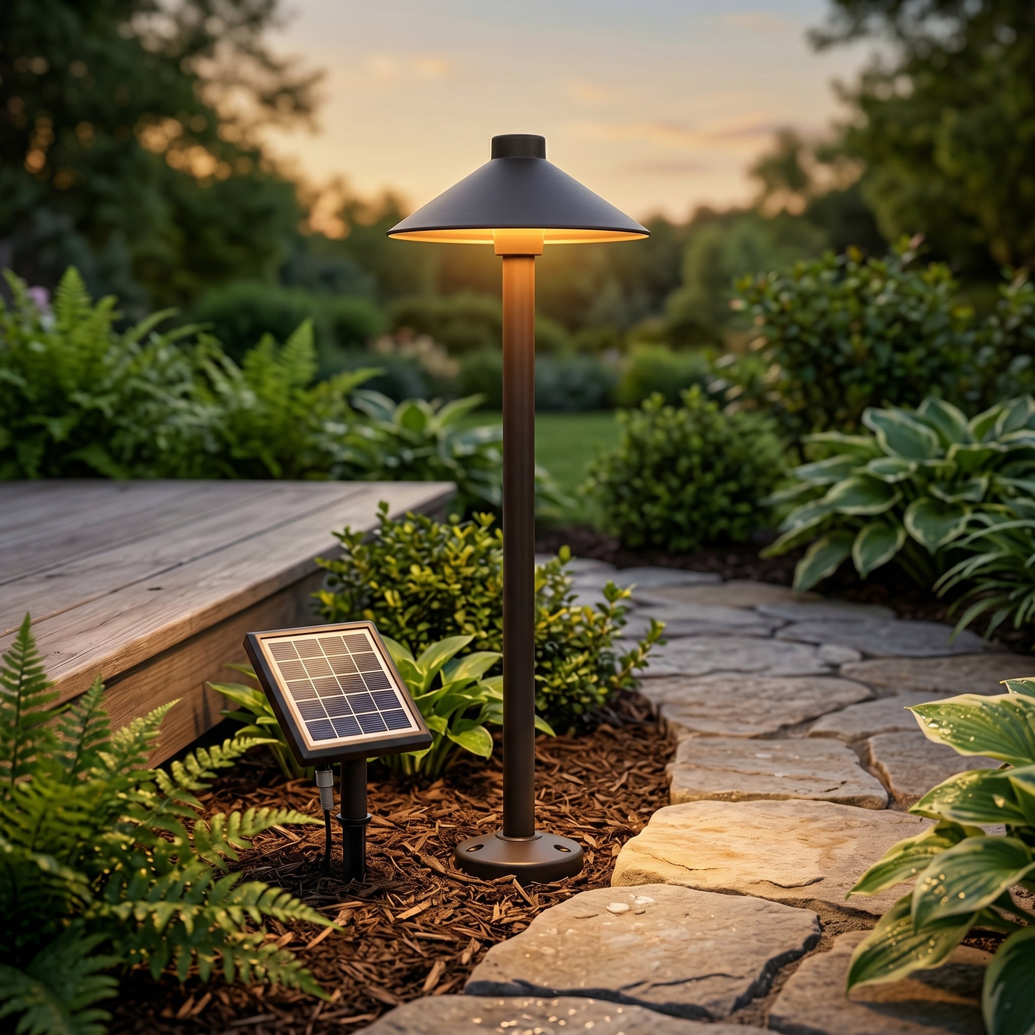 Lumen Hat Shade Pathway Light