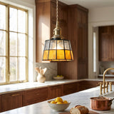 Lumen Stained Glass Pendant Light