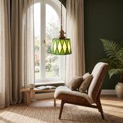 Lumen Stained Glass Pendant Light