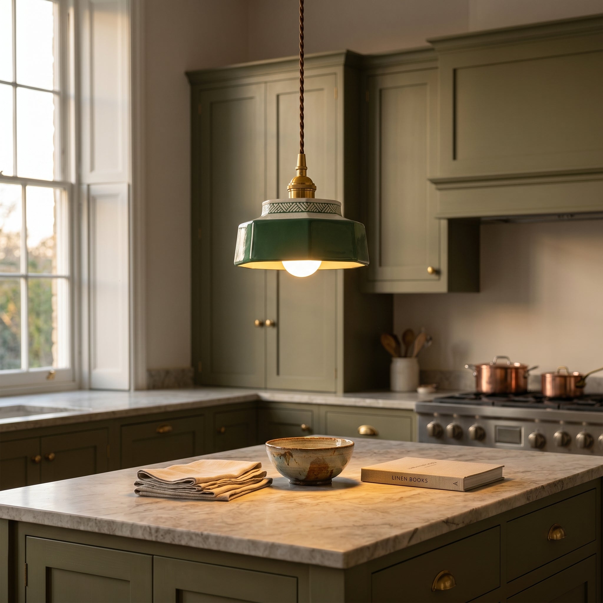 Lumen Clark Ceramic Pendant Light