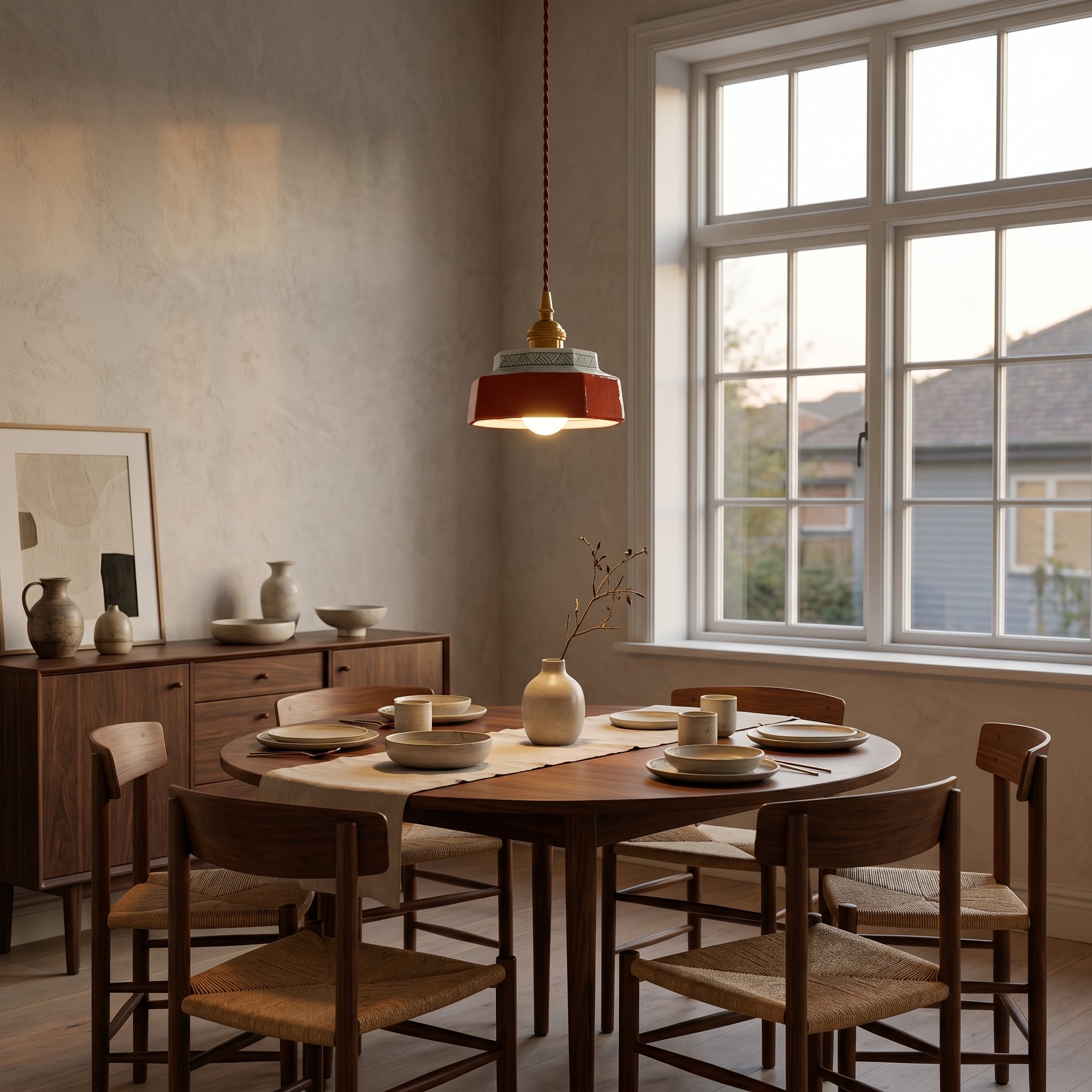 Lumen Clark Ceramic Pendant Light