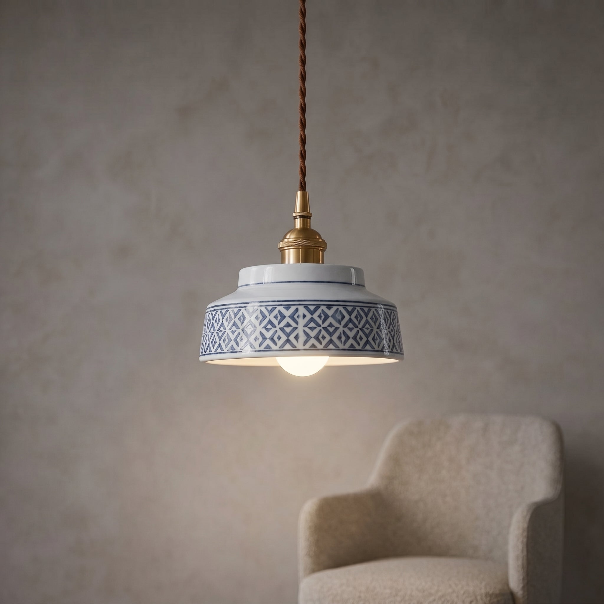 Lumen Clark Ceramic Pendant Light