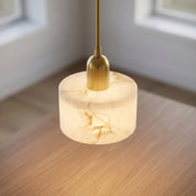 Lumen Alabaster Cylinder Pendant