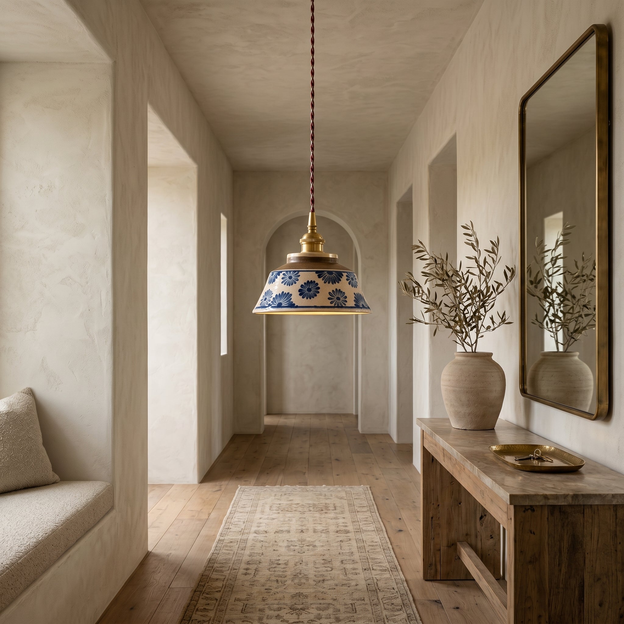 Lumen Hudson Painted Ceramic Pendant