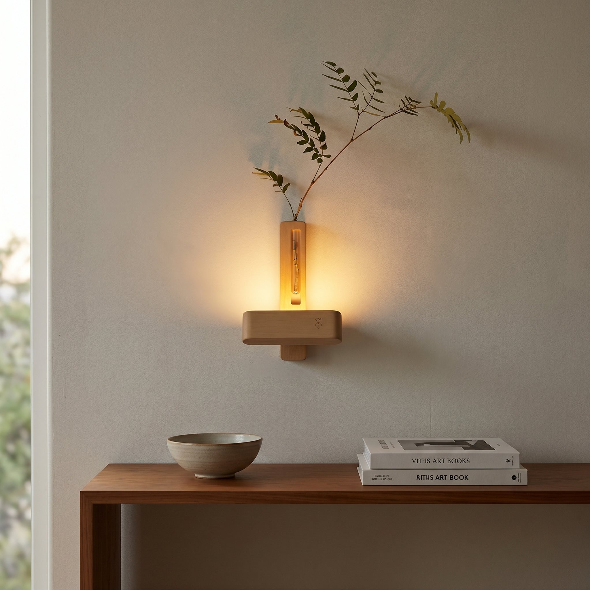 Lumen Ambient Wood Wall Light