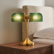 Lumen Olivane Vintage Glass Table Lamp
