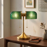 Lumen Olivane Vintage Glass Table Lamp