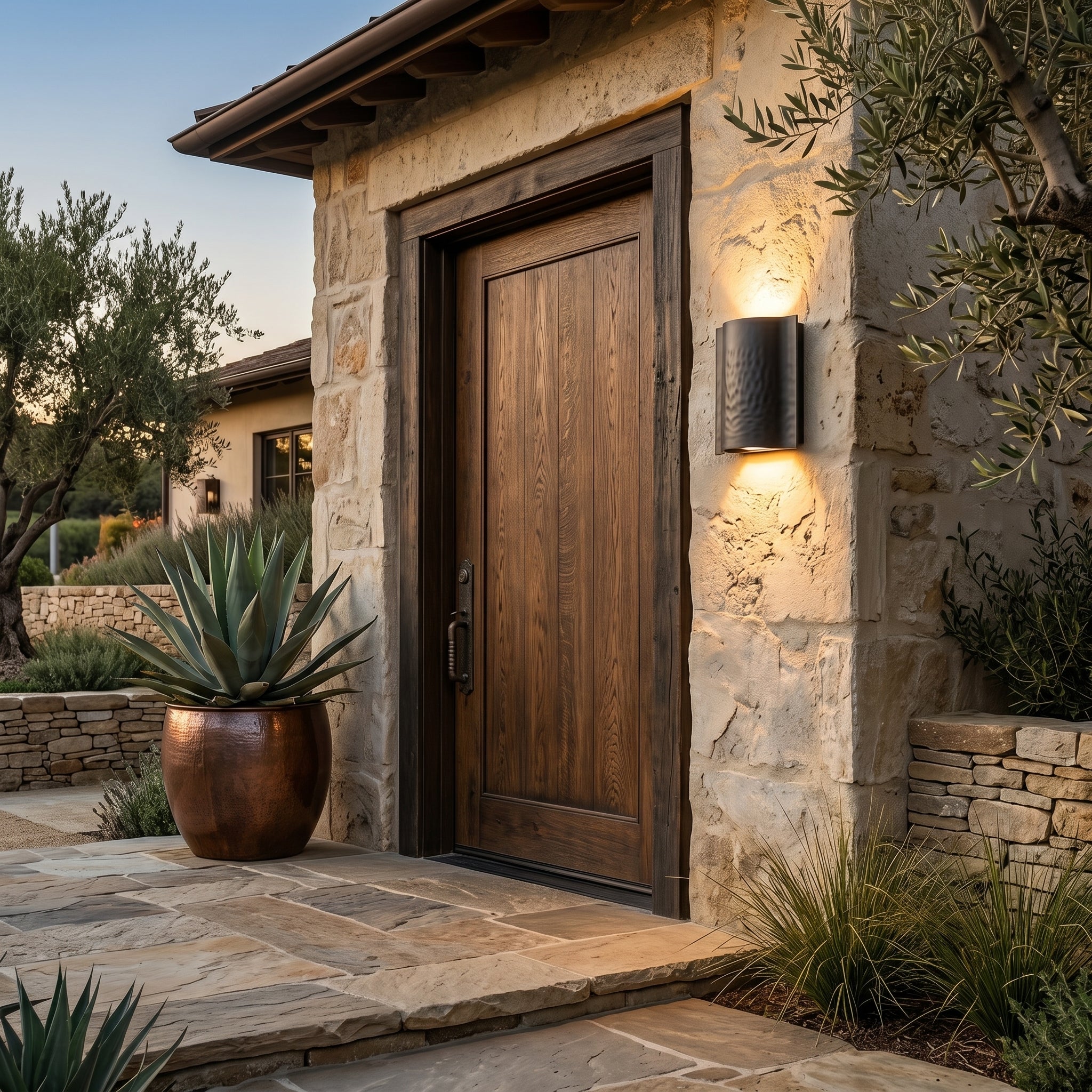 Lumen Water Ripple Outdoor Wall Sconce