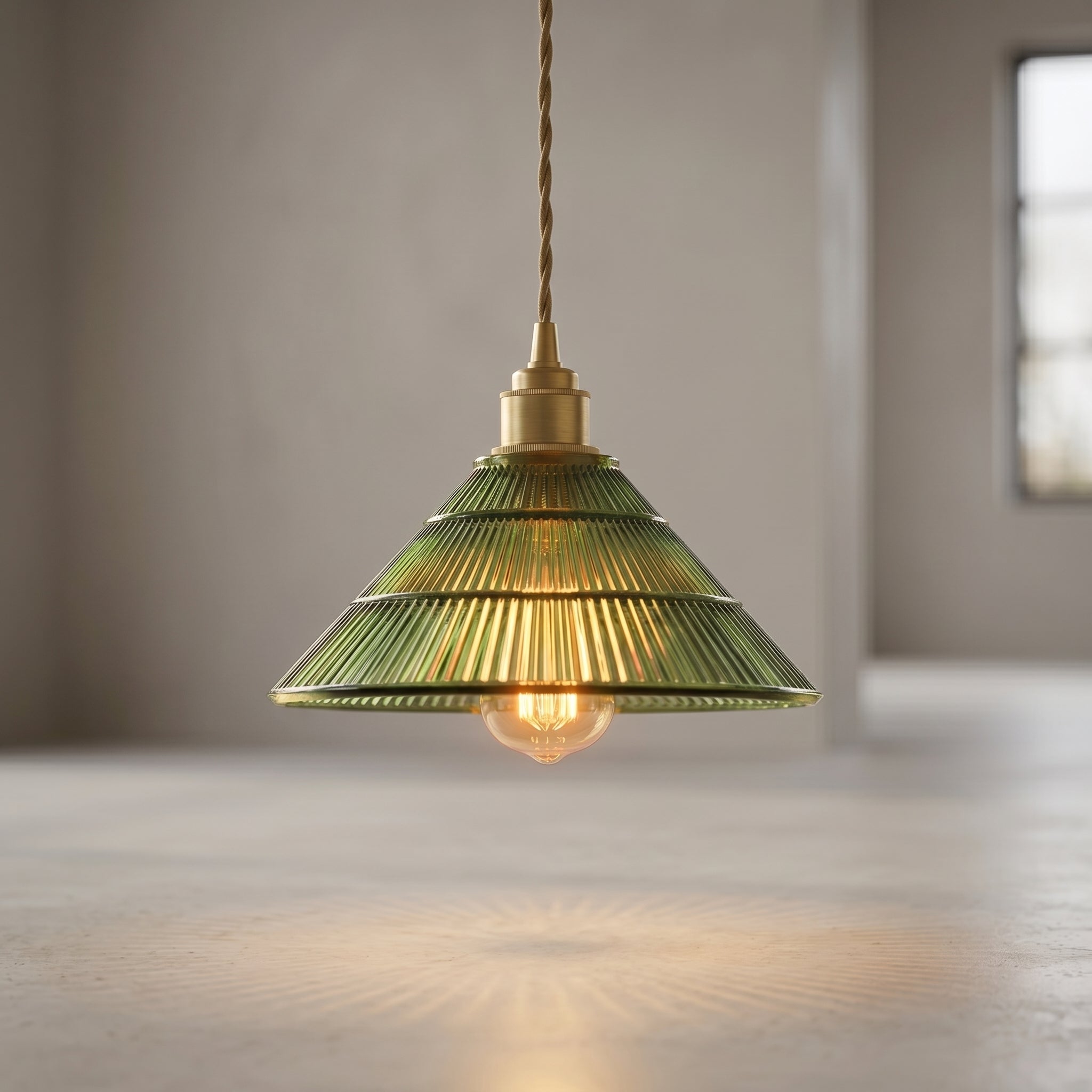 Lumen Glass Prism Pendant Light