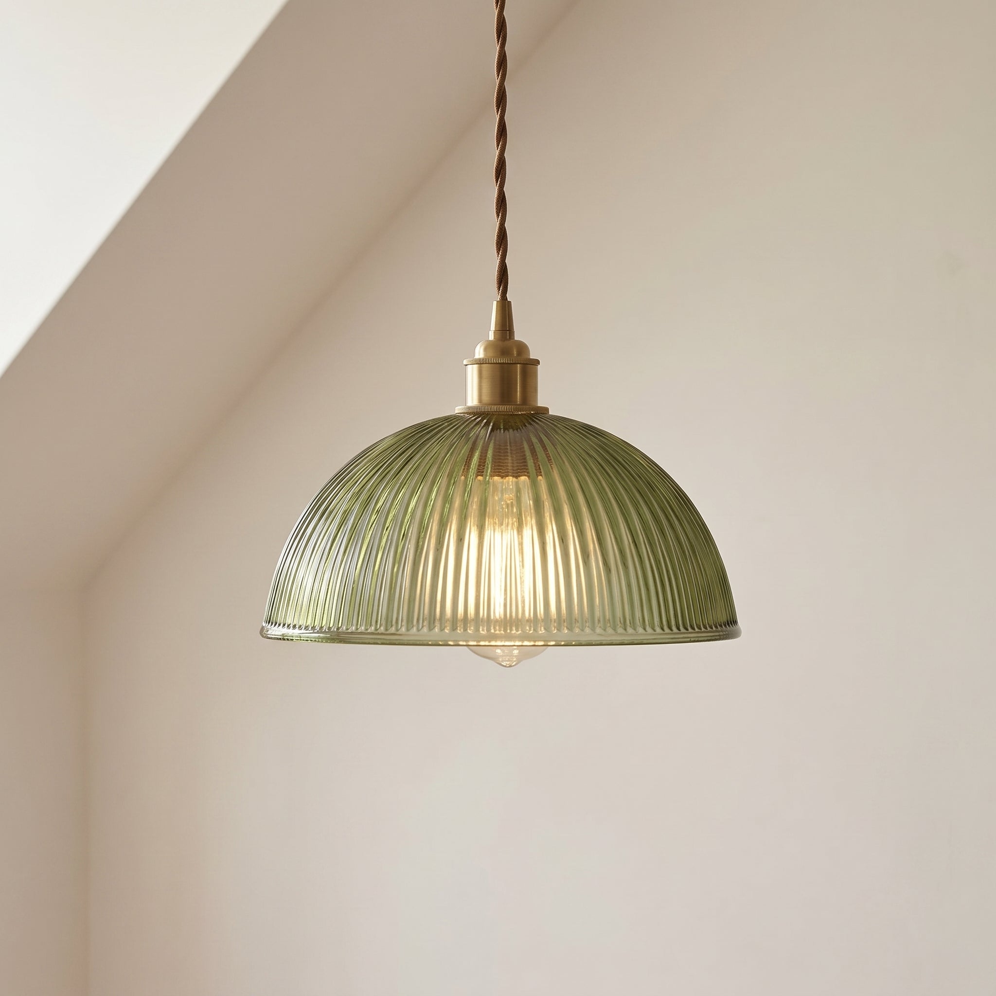 Lumen Glass Prism Pendant Light