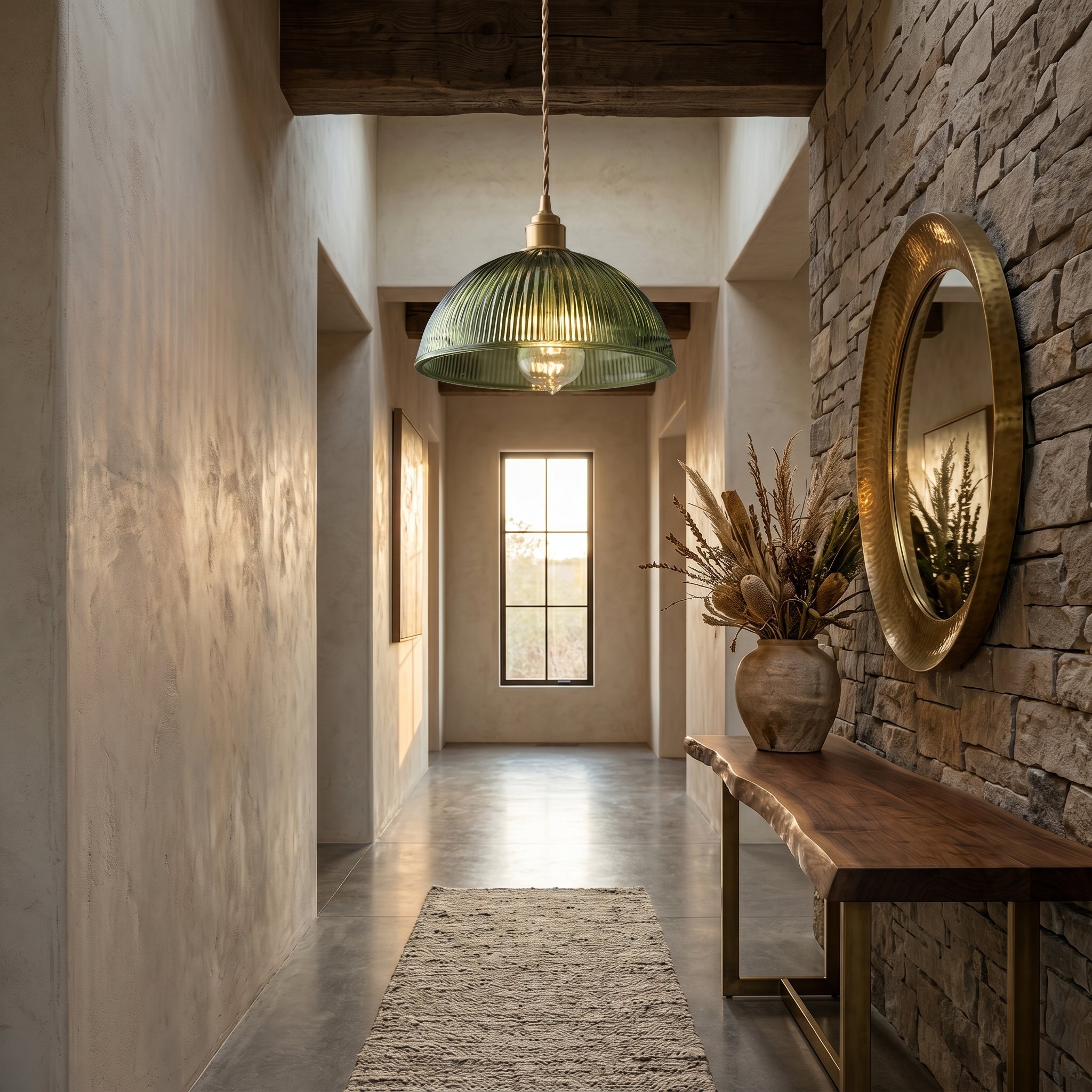 Lumen Glass Prism Pendant Light