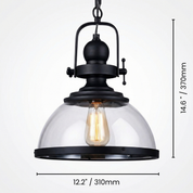 Lumen Mid Century Glass Pendant Light