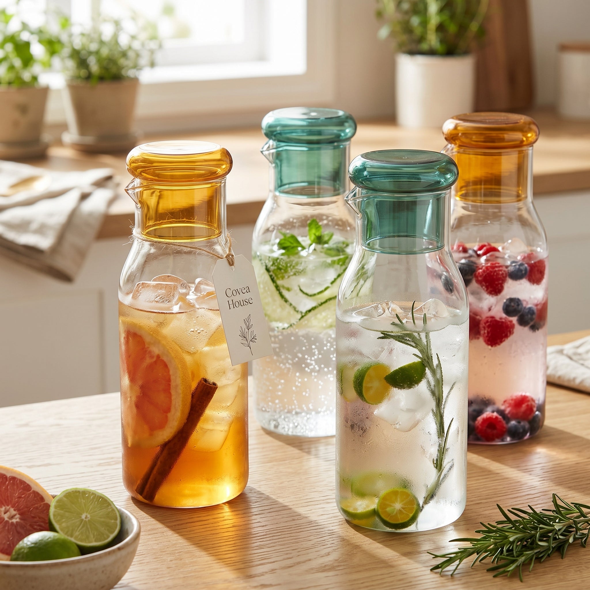 Atelier Tinted Glass Bedside Carafe