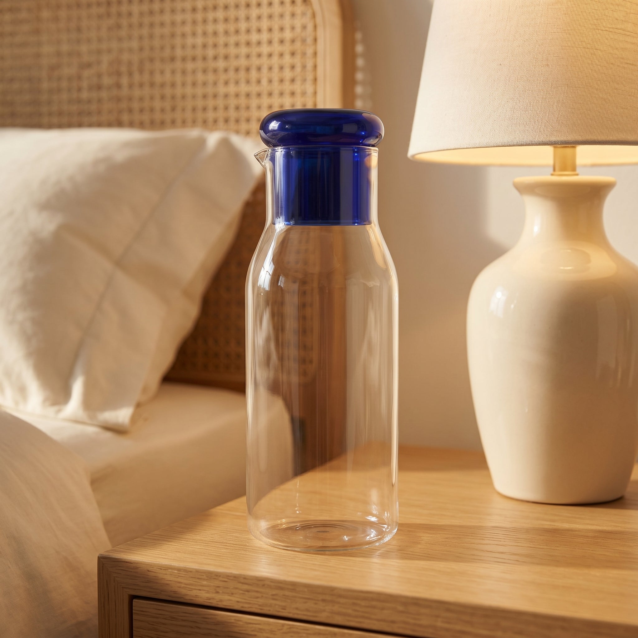 Atelier Tinted Glass Bedside Carafe