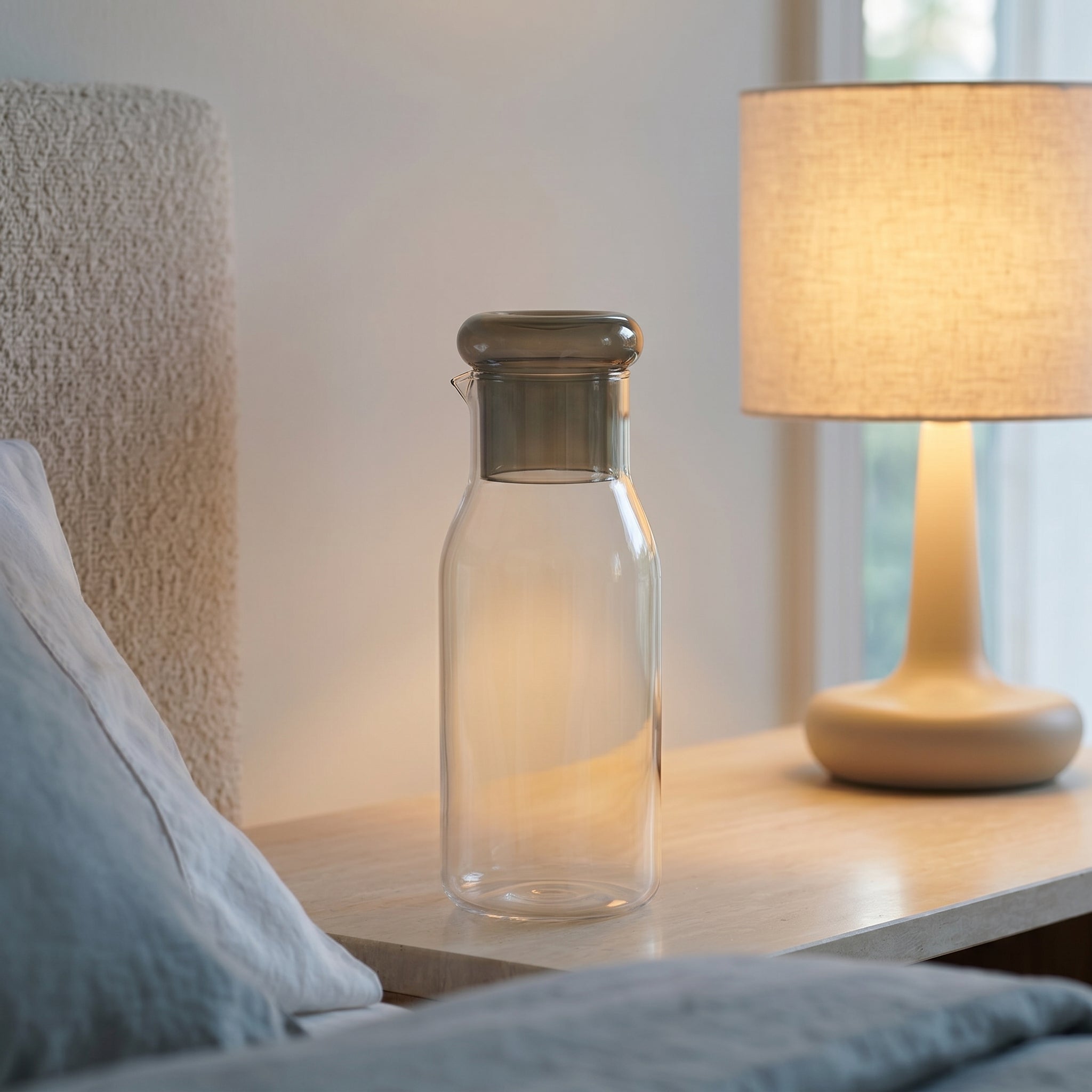 Atelier Tinted Glass Bedside Carafe