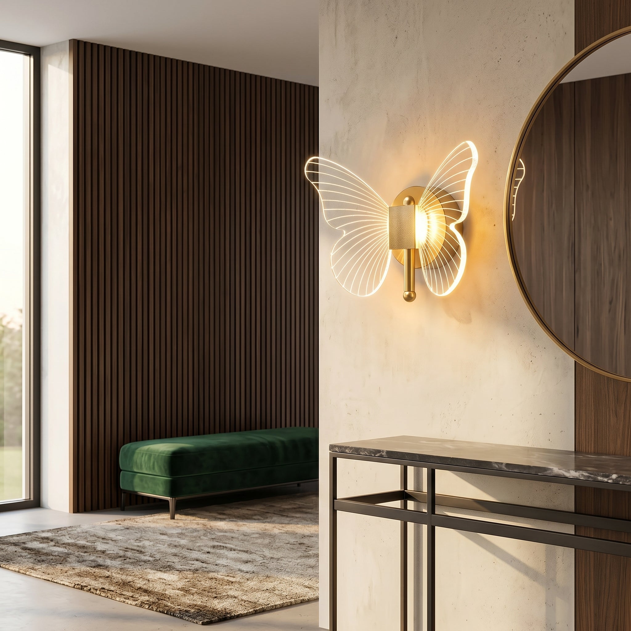 Lumen Butterfly LED Wall Sconce