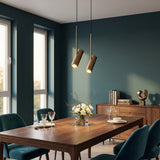 Lumen Curved Glass Multi Head Pendant