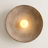 Lumen Ceramic Round LED Wall Lamp