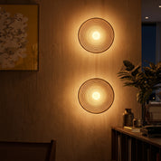 Lumen Ceramic Round LED Wall Lamp