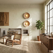 Lumen Ceramic Round LED Wall Lamp