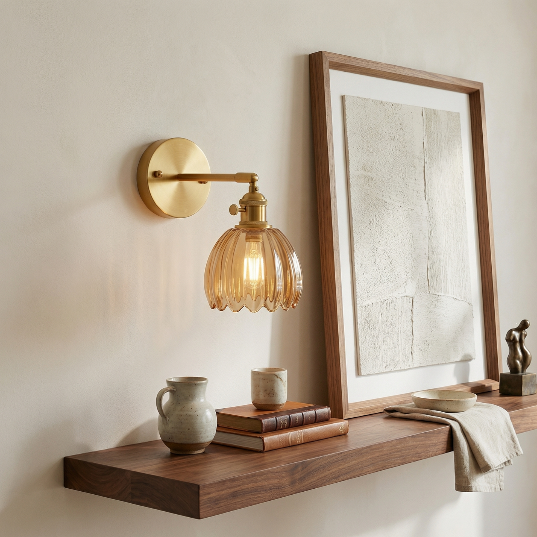 Lumen Tulip Glass Wall Lamp