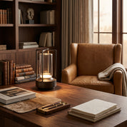 Lumen Rechargeable Cylinder Table Lamp