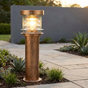 Lumen Tiered Cylinder Outdoor Post Light