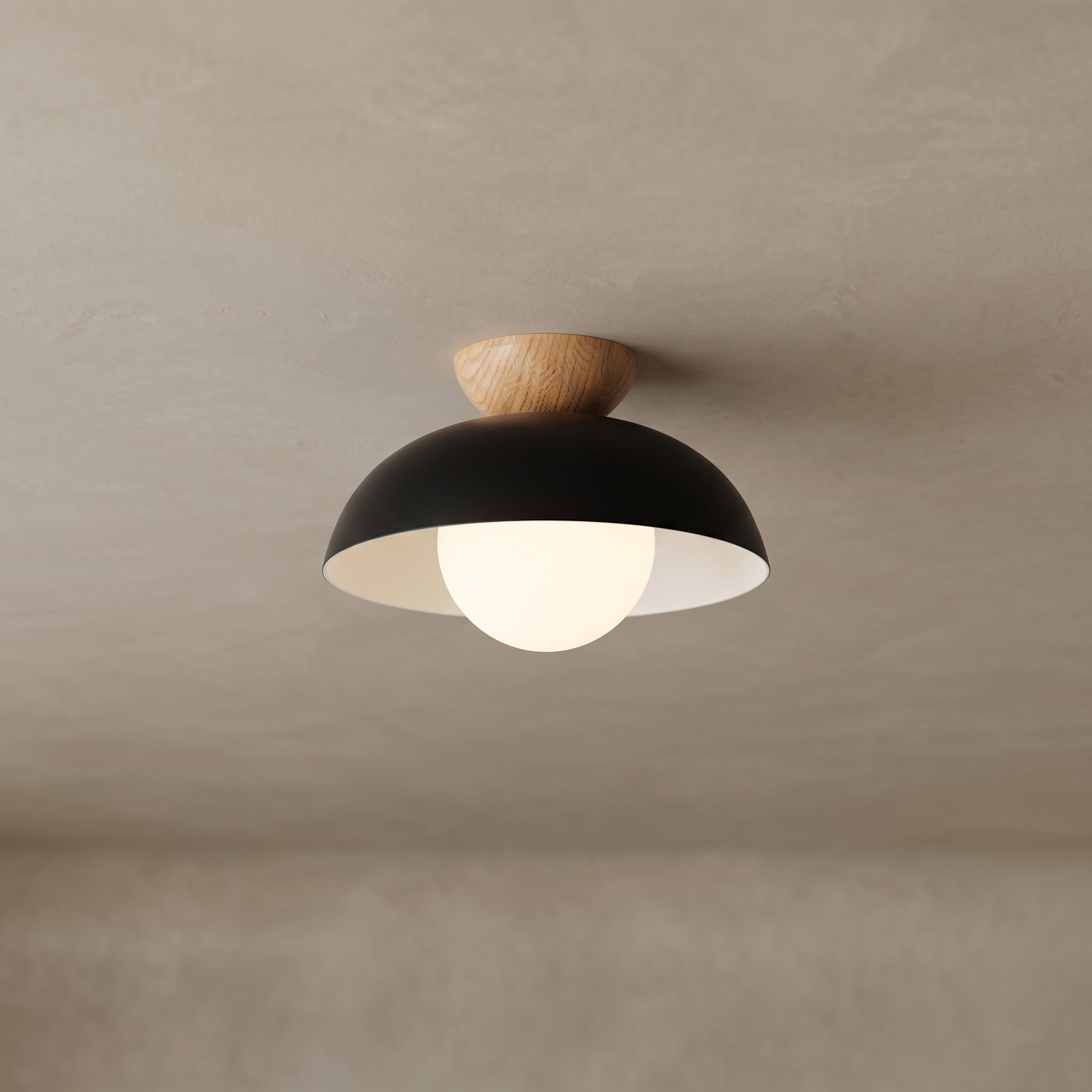 Lumen Eco Iron Shade Ceiling Light