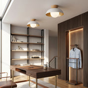 Lumen Eco Iron Shade Ceiling Light