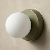 Lumen Iron Glass LED Wall Sconce