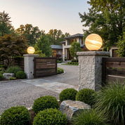 Lumen Globe Outdoor Fence Post Light
